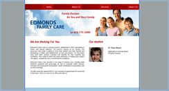 Desktop Screenshot of edmondsfamilycare.com